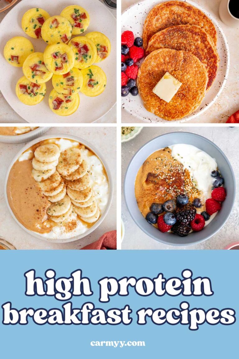 High Protein Breakfast Ideas - Carmy - Easy Healthy-ish Recipes