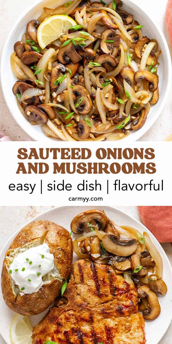 Sautéed Mushrooms and Onions - Carmy - Easy Healthy-ish Recipes